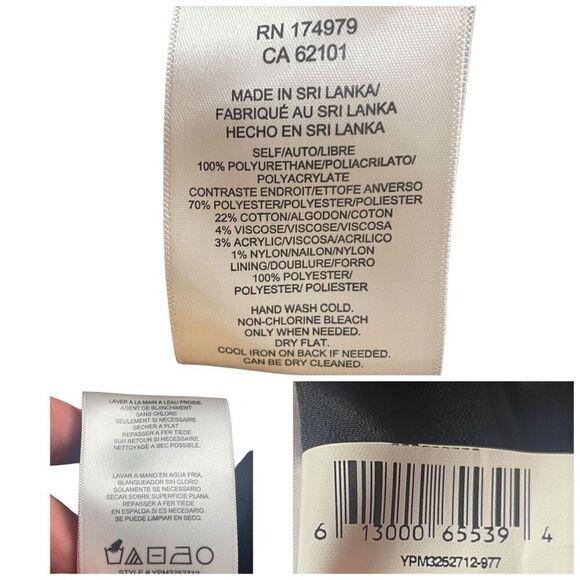 BCBGMAXAZRIA Faux Leather Tweed Mini Skirt Sz S - Picture 12 of 12